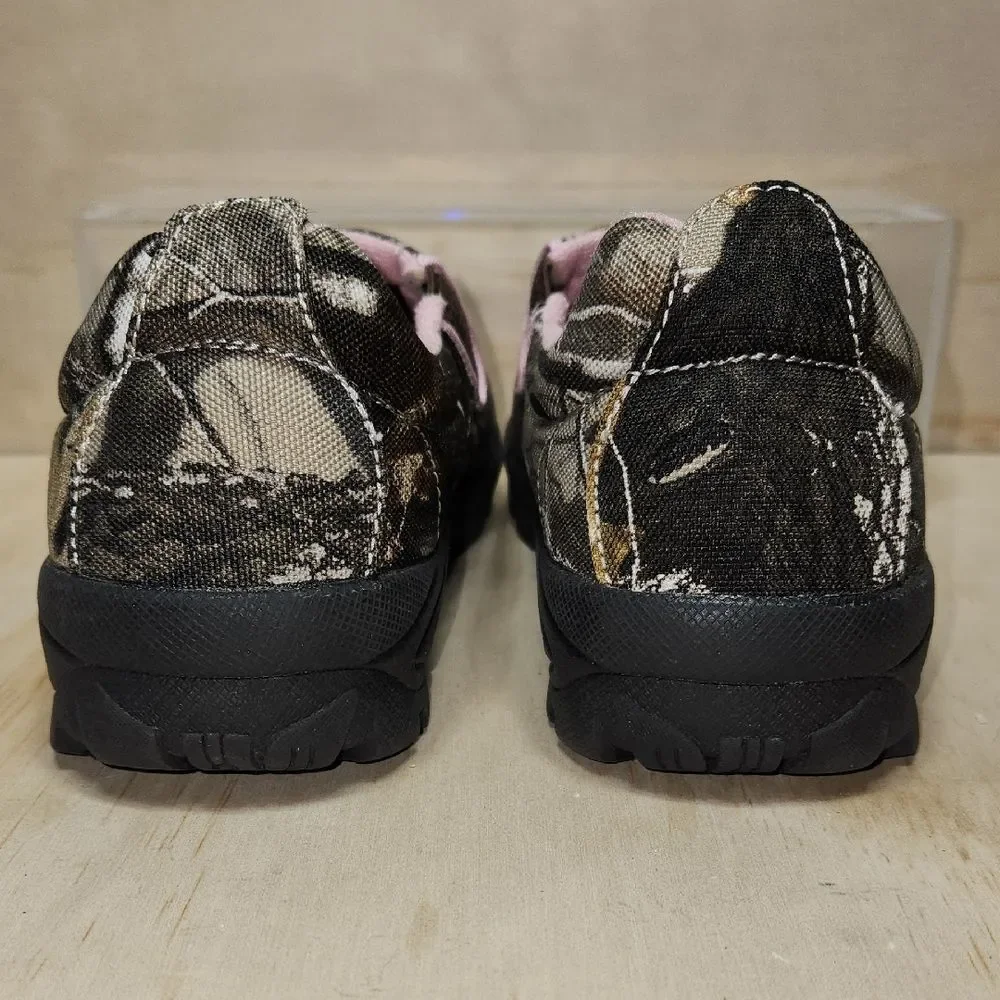 Natural Reflections Camouflage Pink Slip-On Flats Women’s Size 6.5 Fabric Upper